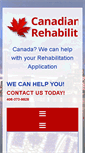 Mobile Screenshot of canadianrehabilitation.com